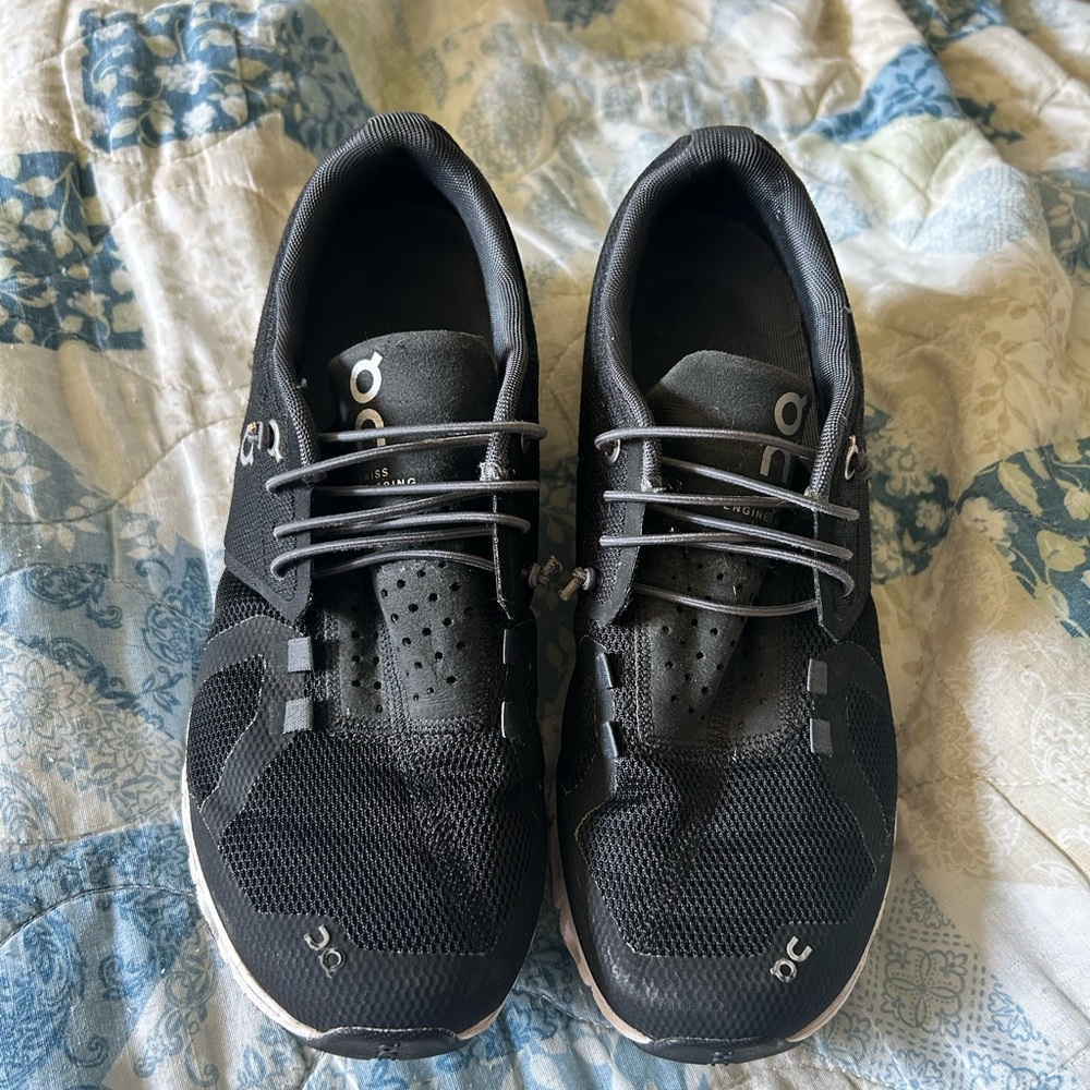 On Running Black Athletic Shoes